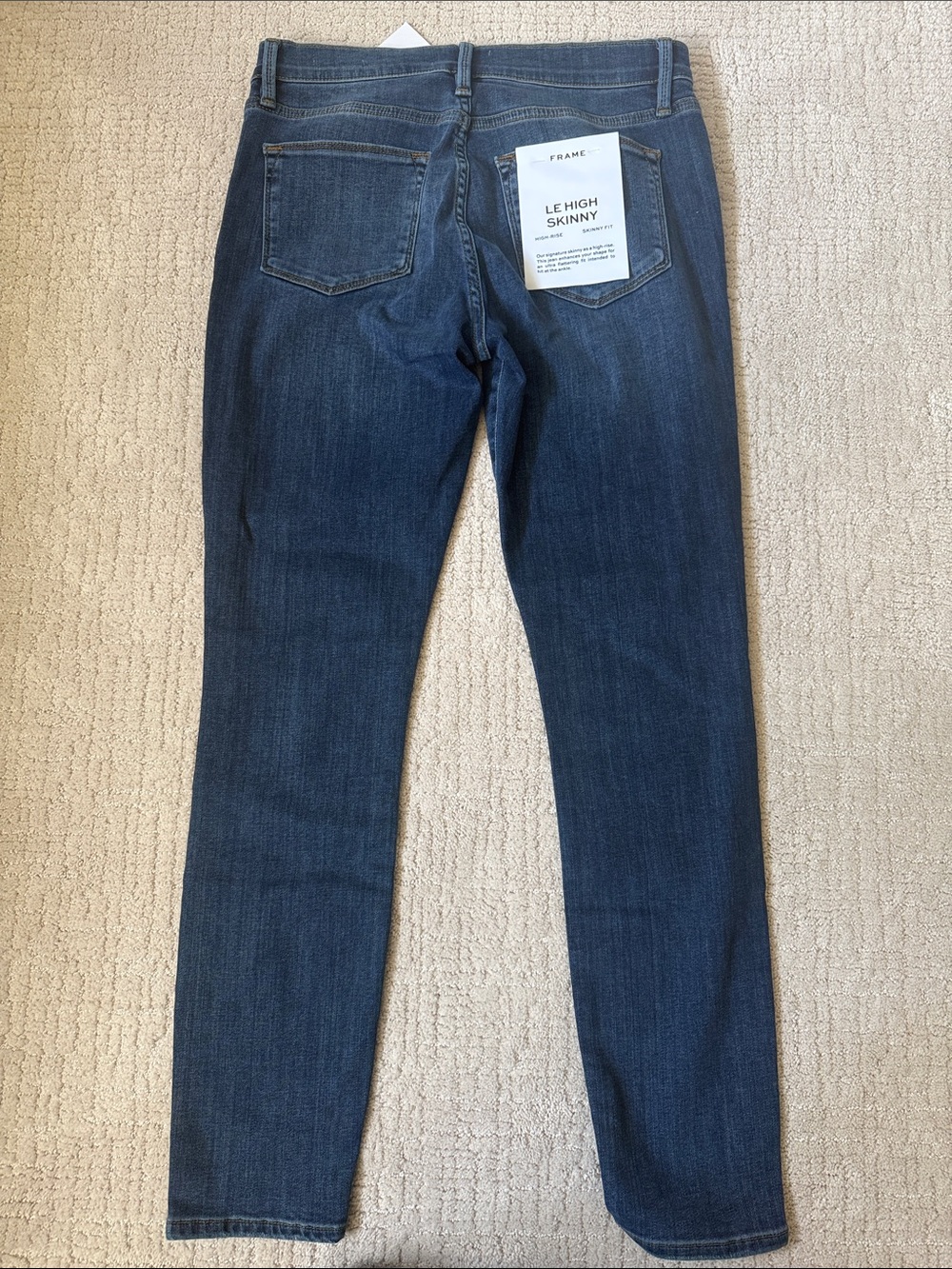 Frame Denim Dark Blue Skinny Jeans - Picture 5 of 5